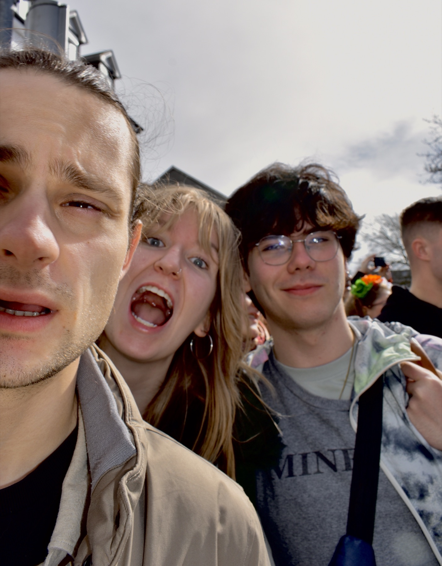 Friends at outdoor event